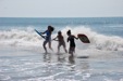Cousins in surf